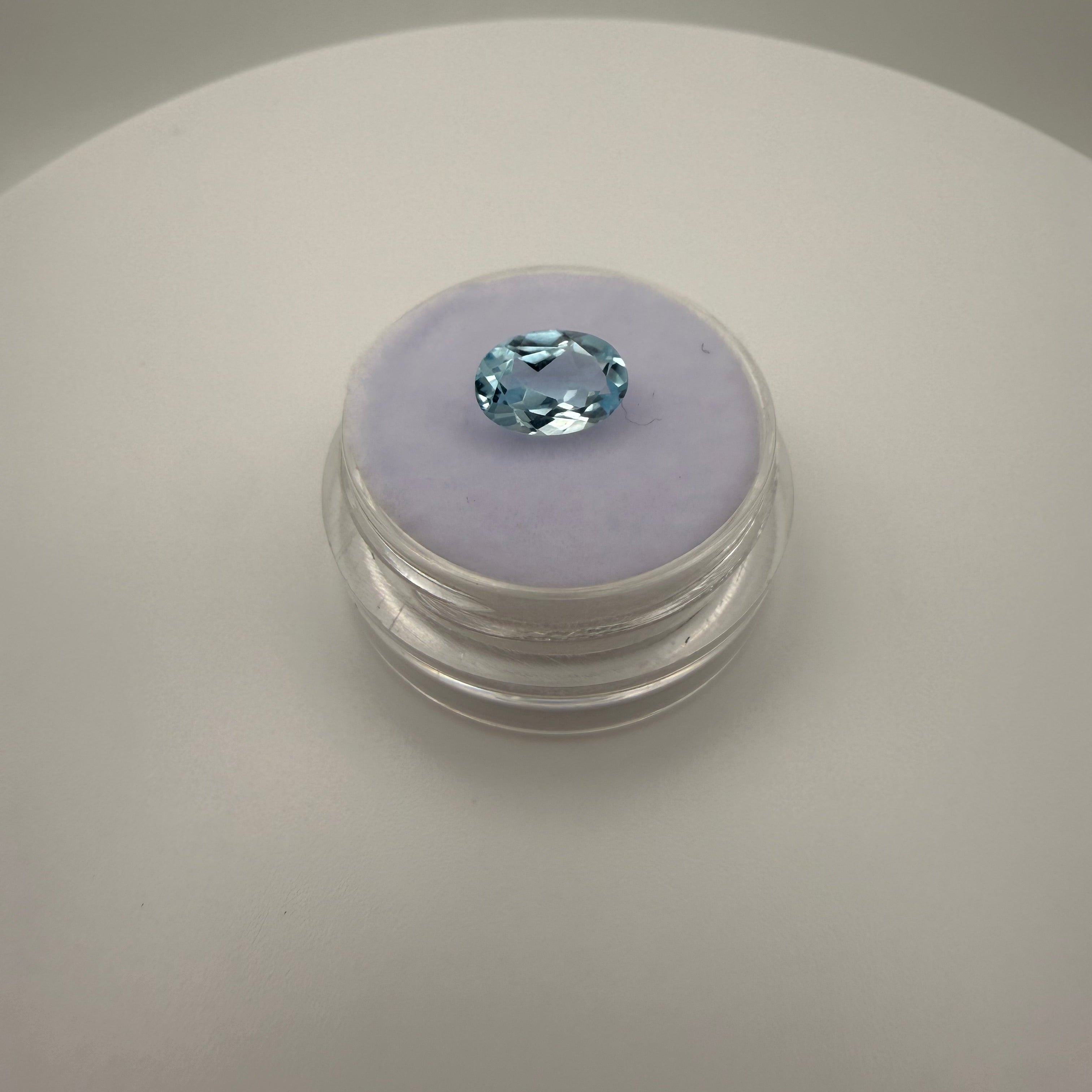 1.75ct Swiss Blue Topaz Oval Faceted
