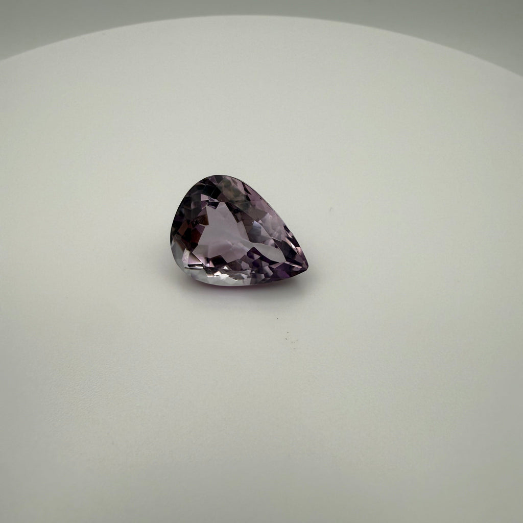 8.5ct Rose de France Amethyst in pear faceted cut